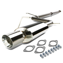Load image into Gallery viewer, 06-12 Mitsubishi Eclipse Single Rolled Tip Catback Exhaust Stainless Steel