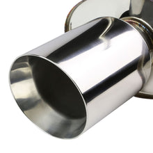 Load image into Gallery viewer, 06-12 Mitsubishi Eclipse Single Rolled Tip Catback Exhaust Stainless Steel