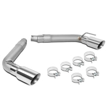 Load image into Gallery viewer, 10-15 Chevrolet Camaro Dual Rolled Tip Axleback Exhaust Stainless Steel