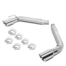 Load image into Gallery viewer, 10-15 Chevrolet Camaro Dual Rolled Tip Axleback Exhaust Stainless Steel