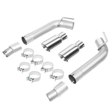 Load image into Gallery viewer, 10-15 Chevrolet Camaro Dual Rolled Tip Axleback Exhaust Stainless Steel
