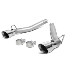 Load image into Gallery viewer, 10-15 Chevrolet Camaro 6.2L Axelback Dual Rolled Tip Exhaust Stainless Steel