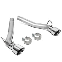 Load image into Gallery viewer, 10-15 Chevrolet Camaro 6.2L Axelback Dual Rolled Tip Exhaust Stainless Steel