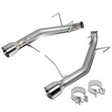 Load image into Gallery viewer, 11-14 Ford Mustang 3.7L Axelback Exhaust Dual Rolled Tip Stainless Steel