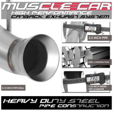 Load image into Gallery viewer, 2011-2014 Ford Mustang 5.0L Axleback Exhaust Dual Rolled Tip Stainless Steel