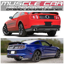 Load image into Gallery viewer, 2011-2014 Ford Mustang 5.0L Axleback Exhaust Dual Rolled Tip Stainless Steel