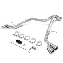 Load image into Gallery viewer, 2009-2013 GMC Yukon Denali Quad Tip Axleback Exhaust Stainless Steel