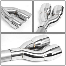 Load image into Gallery viewer, 2009-2013 GMC Yukon Denali Quad Tip Axleback Exhaust Stainless Steel