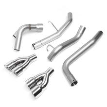 Load image into Gallery viewer, 2009-2013 GMC Yukon Denali Quad Tip Axleback Exhaust Stainless Steel