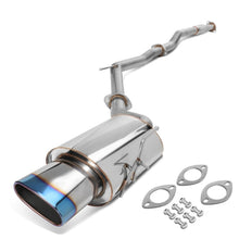 Load image into Gallery viewer, 02-06 Nissan Altima 2.5L Single Oval Burnt Tip Catback Exhaust Stainless Steel
