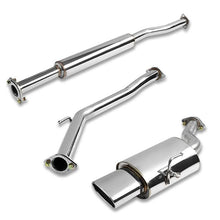 Load image into Gallery viewer, 02-06 Nissan Altima 2.5L Single Oval Rolled Tip Catback Exhaust Stainless Steel