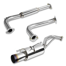 Load image into Gallery viewer, 00-03 Nissan Maxima V7 Style Catback Exhaust Single Burnt Tip Stainless Steel