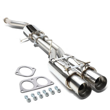 Load image into Gallery viewer, 1989-1994 Nissan 240SX Dual Tip Catback Exhaust - Stainless Steel