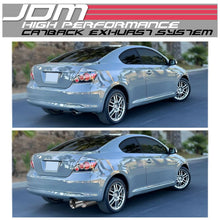 Load image into Gallery viewer, 05-10 Scion tC Single Rolled Tip Catback Exhaust Stainless Steel