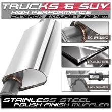 Load image into Gallery viewer, 96-99 Chevrolet Tahoe Yukon 5.7L Catback Exhaust System Stainless Steel