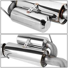 Load image into Gallery viewer, 2004-2008 Acura TSX Single Tip Catback Exhaust - Stainless Steel