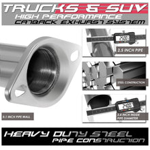 Load image into Gallery viewer, 2005-2015 Toyota Tacoma 4.0L Single Tip Catback Exhaust Stainless Steel