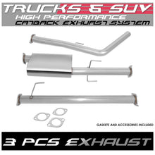 Load image into Gallery viewer, 2013-2015 Toyota Tacoma Catback Exhaust Single Tip Stainless Steel