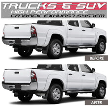 Load image into Gallery viewer, 2013-2015 Toyota Tacoma Catback Exhaust Single Tip Stainless Steel
