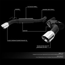 Load image into Gallery viewer, 10-15 Chevrolet Camaro 6.2L Cat-Back Exhaust System Stainless Steel