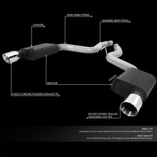 Load image into Gallery viewer, 2015-2017 Ford Mustang GT 5.0L Catback Exhaust System - Stainless Steel