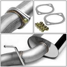 Load image into Gallery viewer, 02-07 Subaru WRX/STI Catback Exhaust Single Rolled Tip Stainless Steel
