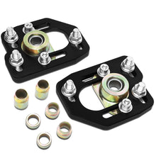 Load image into Gallery viewer, 90-93 Ford Mustang Front Upper Camber Plates - Black