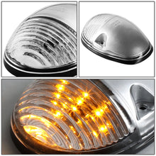 Load image into Gallery viewer, 02-07 Chevrolet Silverado / GMC Sierra Chrome Housing Amber LED Cab Light