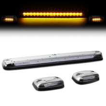 Load image into Gallery viewer, 2007-2014 Chevrolet Silverado / GMC Sierra Chrome Amber LED Cab Light