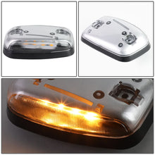 Load image into Gallery viewer, 2007-2014 Chevrolet Silverado / GMC Sierra Chrome Amber LED Cab Light