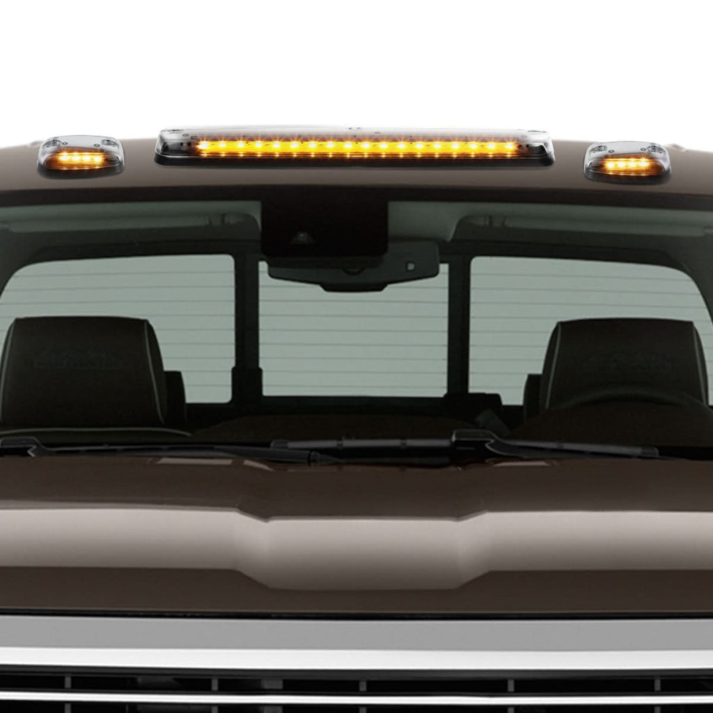 2007-2014 Chevrolet Silverado / GMC Sierra Chrome Amber LED Cab Light