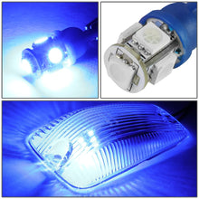 Load image into Gallery viewer, 88-02 Chevrolet Silverado / GMC Sierra Chrome Housing Blue LED Cab Light