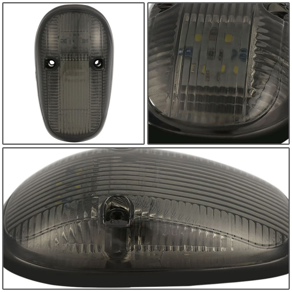 99-02 Dodge Ram 2500/3500 Smoke Housing Blue LED Cab Light