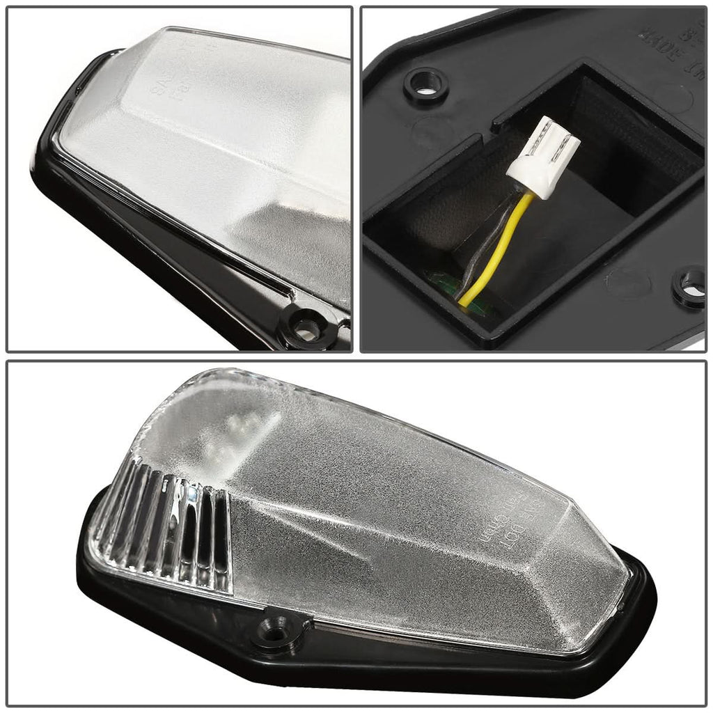 1980-1996 Ford Super Duty Chrome Housing Amber LED Cab Light