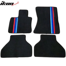Load image into Gallery viewer, Car Floor Mat for 2007-2012 BMW E70 X5 Black M Color Stripe 4PC Nylon