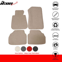 Load image into Gallery viewer, Car Floor Mat for 2006-2011 BMW E90 3 Series Beige Carpet 4PC Nylon