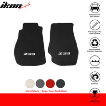 Load image into Gallery viewer, Car Floor Mat for 2003-2009 Nissan 350Z Black Z33 Logo 2PC Nylon