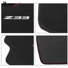Load image into Gallery viewer, Car Floor Mat for 2003-2009 Nissan 350Z Black Z33 Logo 2PC Nylon