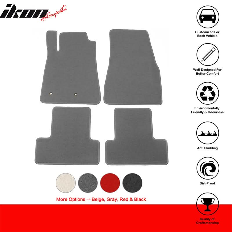 2005-2009 Ford Mustang Car Mats Carpet 4PC Nylon
