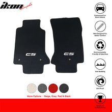 Load image into Gallery viewer, Car Floor Mat for 1997-2004 Chevy Corvette Black C5 Logo 2PC Nylon