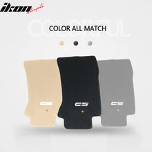 Load image into Gallery viewer, Car Floor Mat for 1997-2004 Chevy Corvette Black C5 Logo 2PC Nylon