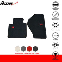 Load image into Gallery viewer, Car Floor Mat for 2000-2009 Honda S2000 Black Red Si Logo 2PC Nylon