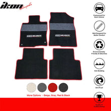 Load image into Gallery viewer, Car Floor Mat for 2016-2021 Honda Civic Black Gray Stripe 4PC Nylon