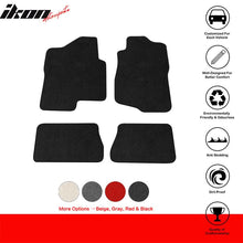 Load image into Gallery viewer, 2007-2013 Chevrolet Silverado GMC Sierra Crew Cab Floor Mats 4PC Nylon