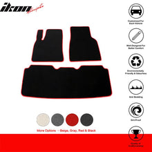 Load image into Gallery viewer, 2012-2019 Tesla Model S Latex Floor Mats All Weather Carpet Black