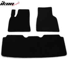 Load image into Gallery viewer, 2012-2019 Tesla Model S Latex Floor Mats All Weather Carpet Black