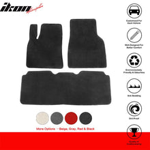 Load image into Gallery viewer, 2012-2019 Tesla Model S Latex Floor Mats All Weather Carpet Black