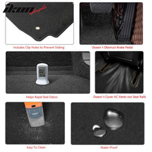 Load image into Gallery viewer, 2018-2022 Honda Accord Car Floor Mats Carpet 4PC Nylon