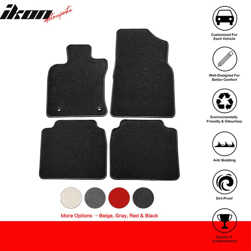 2019-2025 Lexus ES300H ES350 Car Floor Mats Carpet 4PC Nylon