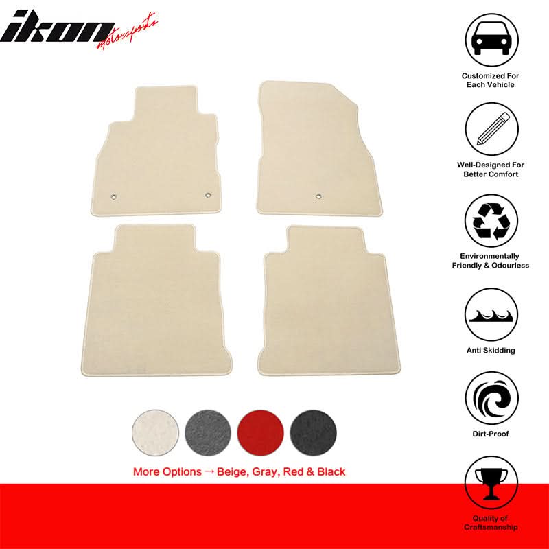 2018-2023 Nissan Kicks 4PCS Front Rear Floor Mats Carpet Nylon